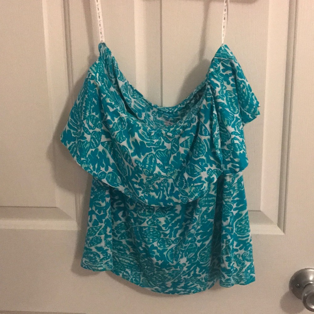 Lilly Pulitzer Strapless Tee - Sz. M